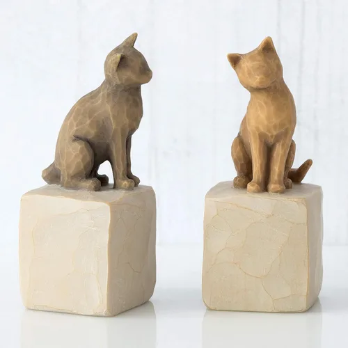 Miniatura 5 de Willow Tree Love My Cat (Ligero), Siempre conmigo, lleno de personalidad, un regalo para celebrar la adopción de una mascota para amantes