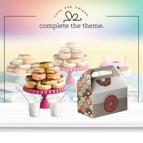 Miniatura 4 de Hammont Cajas de papel (10 unidades) - Cajas de galletas para regalos de fiesta, bonitos diseños, perfectas para fiestas y celebraciones, 6.25 x