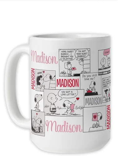 Miniatura 12 de Let's Make Memories Taza de Café Personalizada Oficial de PEANUTS - Relleno de Media Navideña de Vacaciones - Taza de Café Personalizada - Love From