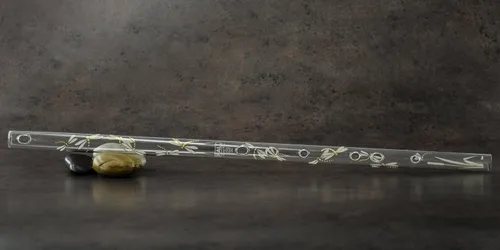 Miniatura 4 de Hall Crystal Flute 12202 - Flauta de cristal en línea en D - Carolina