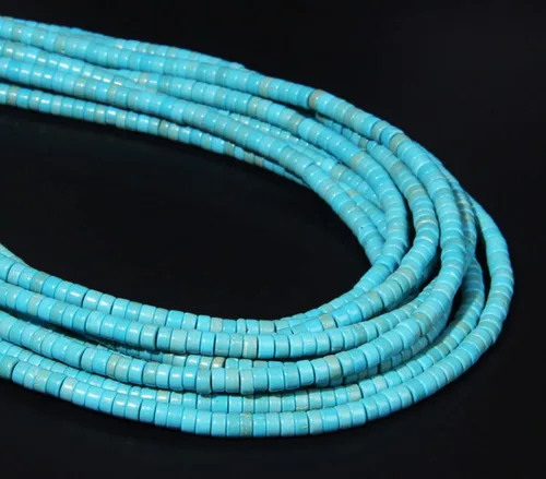 Miniatura 19 de Los granos naturales del espaciador del tubo del grano de Shell de agua dulce teñidos madre de perlas flojas para la fabricación de la joyería, 1