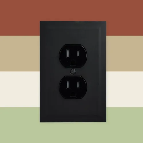 Miniatura 8 de Questech Cubiertas de tomacorrientes, placas de pared dúplex individuales, placas de interruptor de 1 banda, tamaño estándar, cubiertas de toma
