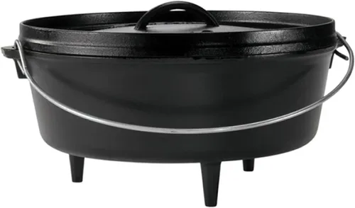 Miniatura 9 de Horno holandés, de Lodge, para campamentos, Negro
