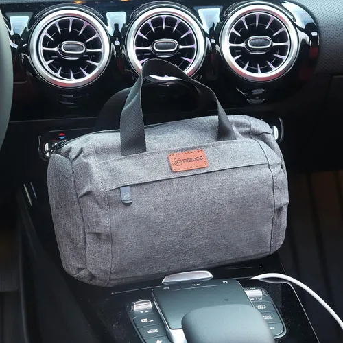 Miniatura 7 de FIREDOG Bolsa a prueba de olores, probada en perros, a prueba de olores, bolsa grande a prueba de olores para almacenamiento de viaje, 9 x 4 x 5 Gris
