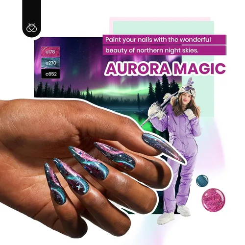 Miniatura 3 de Beetles - Kit de 85 esmaltes de uñas de gel con luz UV, juego de esmalte de gel de 35 colores, diario de viaje, kit de manicura todo en uno
