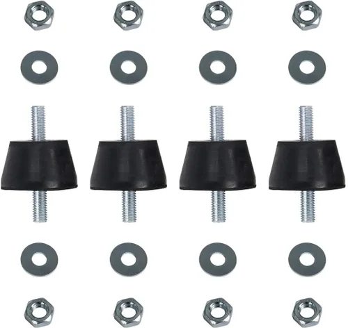 Miniatura 4 de Daisypower Almohadilla de montaje antivibración de goma para aire acondicionado, almohadillas de montaje aislantes de absorción de impactos