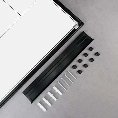 Miniatura 6 de JILoffice Calendario de Pizarra Blanca Magnética de Borrado en Seco, Planificador de Pizarra Blanca de 2 Meses 36 X 24 Pulgadas, Tablero con Marco
