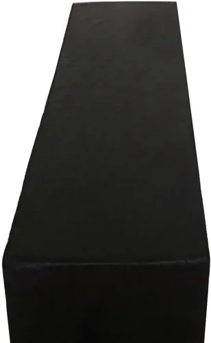 Miniatura 6 de Efavormart - Camino de mesa de terciopelo negro de alta calidad de 12 x 107 pulgadas para decoración de bodas y fiestas