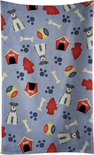 Miniatura 124 de Caroline's Treasures BB2654KTWL Dog House Collection Airedale - Toalla de cocina para invitados, toalla de baño decorativa para cara, té, paño