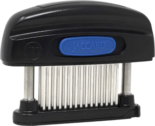 Jaccard Ablandador de Carne de 45 Hojas, Simplemente Mejor Ablandador de Carne, Columnas de Acero Inoxidable/ Cartucho Removible, Aprobado por NSF,