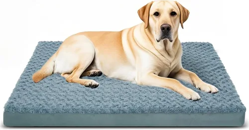 Miniatura 9 de Camas ortopédicas para perros con funda extraíble lavable, alfombrilla de espuma para mascotas con parte inferior antideslizante, camas impermeables
