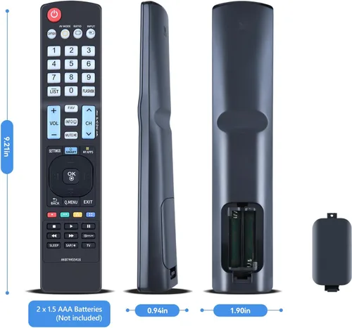 Miniatura 5 de PZL AKB74455416 Reemplazo para control remoto LG TV 65LF6300 42LF6500 43LF6300 32LF595B 43LF5900 49LF5900 55LF5950 50LF5800 55LF5800 32LF. 580B