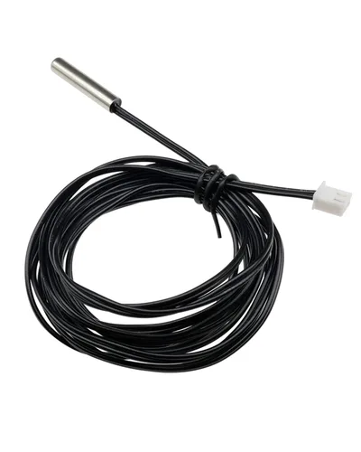 Miniatura 5 de diymore Sonda de sensor de temperatura de 6.6 ft, 3 piezas, 10 K, sonda de temperatura de 10 K, sonda de sensor de temperatura impermeable de acero