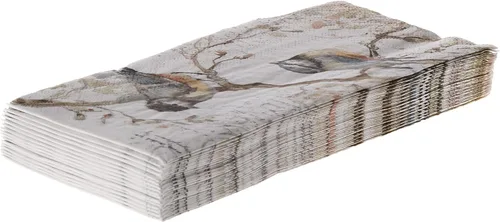 Miniatura 5 de IHR - Servilletas de papel de 3 capas, 16 unidades, tamaño invitado, Happy Little Titmice