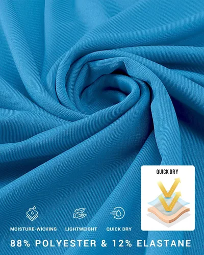 Miniatura 5 de URMOSS Polo de golf para mujer, transpirable, de manga corta, ligera, 4 botones