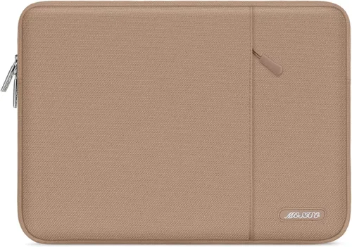 Miniatura 45 de MOSISO Funda vertical de poliéster con bolsillo para laptop de 15, 15.6 y 16 pulgadas, para computadora MacBook Pro 16 M4, M3, M2 y M1, HP, Acer