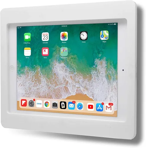 Miniatura 2 de Carcasa VESA acrílica antirrobo para Apple iPad mini 4/5 de 8 pulgadas con kit de montaje en pared y cable de carga en ángulo de 90 grados