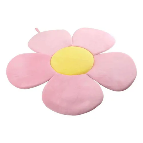 Miniatura 2 de Cojín de baño para bebé, cojín de loto, pétalo de bañera, tapete para bañera para recién nacido, soporte para asiento de bañera, tumbona de flores