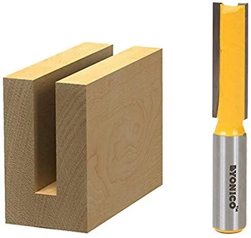 Miniatura 10 de YONICO Brocas de enrutador Broca recta 5/8 de pulgada de diámetro X 3/4 de pulgada de altura vástago de 1/4 de pulgada 14159q