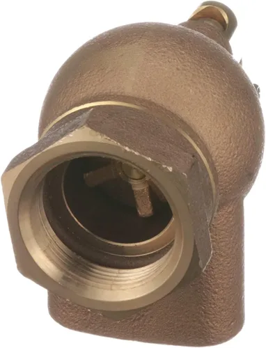 Miniatura 4 de Watts Serie 1500 1-1/2" Válvula Flotante de Bronce de Servicio Pesado, Entrada Roscada Hembra NPT, Montaje en Pared de Tanque, Brida Mecanizada