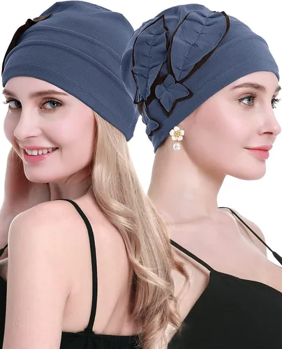 Miniatura 3 de osvyo Gorro turbante de quimioterapia para mujer, gorro de cáncer para pérdida de cabello, embalaje sellado