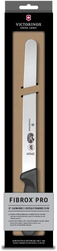 Miniatura 2 de Victorinox Fibrox Pro - Cuchillo para cortar (10 pulgadas) con punta redonda y mango negro