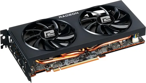 Miniatura 3 de PowerColor Fighter AMD Radeon RX 6700 XT - Tarjeta gráfica para juegos con memoria GDDR6 de 12 GB, alimentada por AMD RDNA 2, Raytracing, PCI