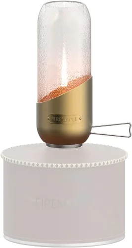 Miniatura 8 de Fire-Maple Farol naranja para acampar de vidrio, acero y aluminio Recipiente de combustible de propano o isobutano hermosas luces No necesita
