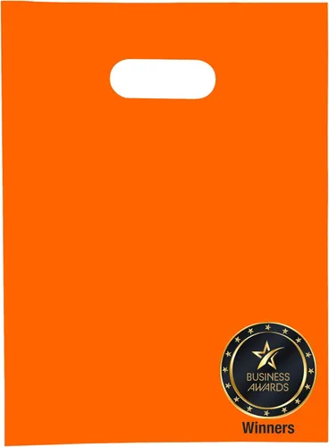 Miniatura 10 de Choice Marts - 100 bolsas de 1.5 mil de grosor, 9 x 12 pulgadas, bolsas de agradecimiento con asas extra brillantes, perfectas para mercancía