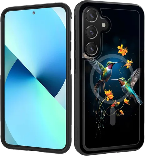 Miniatura 16 de Funda magnética para Galaxy A16 5G, [compatible con MagSafe] [protección contra caídas de grado militar] Funda resistente a prueba de golpes
