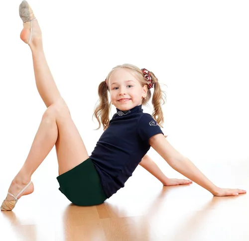 Miniatura 4 de Boyiee Paquete de 8 pantalones cortos de baile para niñas, pantalones cortos de ciclismo para danza, gimnasia, yoga, seguridad activa debajo