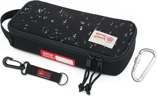 Miniatura 10 de Rough Enough - Organizador de cables de viaje con cremallera, estuche grande para lápices, bolsa de herramientas para electricista, bolsa de Verde
