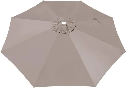 Miniatura 4 de BenefitUSA Cubierta de toldo de repuesto para sombrilla de patio voladizo de 10 pies (beige)