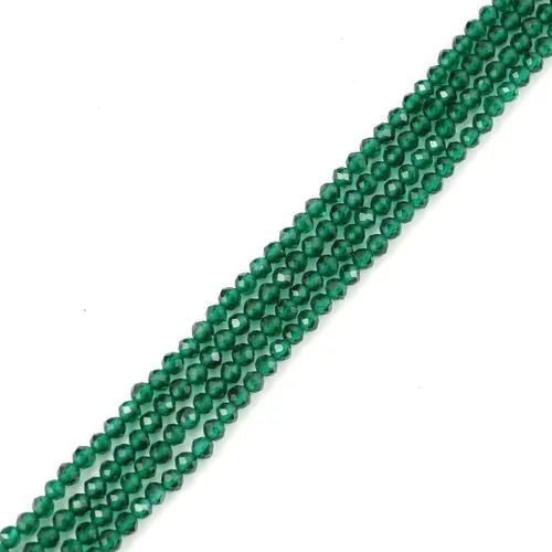 Miniatura 15 de Adabele GH-E10 - 120 piedras preciosas curativas de jade verde esmeralda natural de 0.236 pulgadas (0.236 in), cuentas sueltas redondas facetadas
