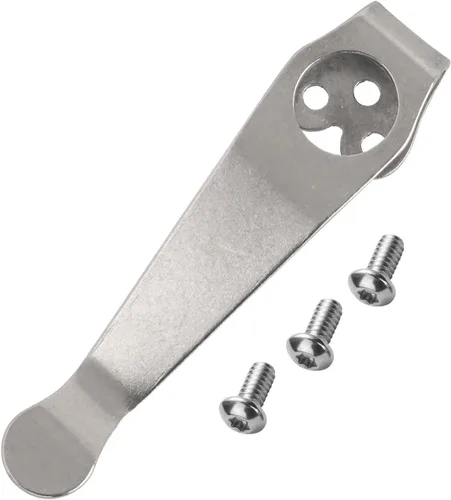 Clip de bolsillo de titanio para Spyderco Para 3, Paramilitary 2 y más modelos de cuchillos, clip de bolsillo personalizado premium con 3 piezas de