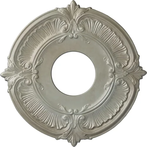 Miniatura 62 de Ekena Millwork CM12ATCGS Medallón de Techo Attica (Se Adapta a Doseles de hasta 3 1/2"), Pátina Verde Cobre Pintada a Mano