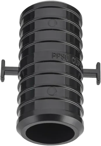 Miniatura 4 de Paquete de 5 accesorios EFIELD Pex Poly PPSU de púas de 1 pulgada x 1 pulgada, acoplamiento recto con pestaña de posición, ASTM F2159