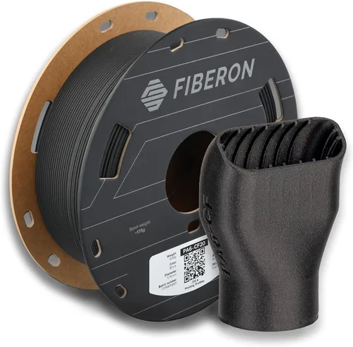Miniatura 27 de Polymaker Fiberon PA612-ESD - Filamento para impresora 3D de 1.75 mm/17.6 oz, de nailon de fibra de carbono ESD-safe, resistente al calor a 302 °F