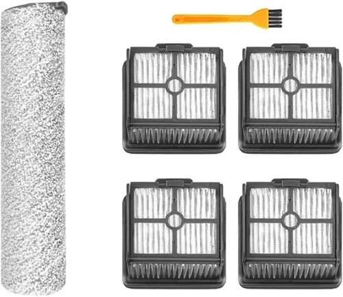 BeNtli Piezas de repuesto inalámbricas para aspiradora en seco y húmedo, filtro HEPA y cepillo de rodillo, compatible con Tineco Floor One S3/iFloor