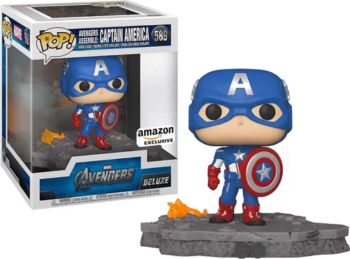 Miniatura 8 de Funko Pop! Deluxe Marvel: Avengers Assemble Series - Black Widow, exclusivo de Amazon, figura 5 de 6