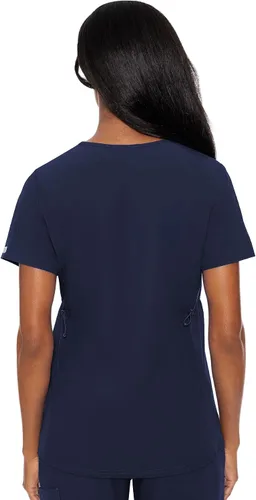 Miniatura 2 de Med Couture Camiseta de maternidad con cuello en V para mujer Negro