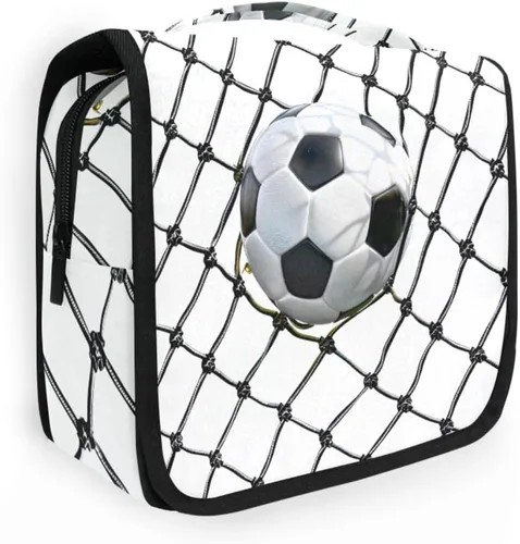 Miniatura 17 de Neceser colgante de viaje -326 - Kit de fútbol para maquillaje, organizador de cosméticos para hombres y mujeres