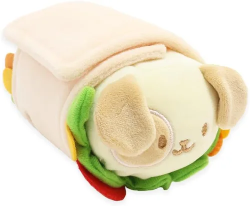 Miniatura 9 de Anirollz Kittiroll de peluche en atuendo de pastel enrollado – Animal de peluche kawaii con disfraz extraíble – Bonito juguete de peluche blando