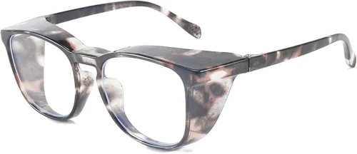 Miniatura 20 de Gafas protectoras de seguridad, lentes claros a prueba de empañamiento/rayones, para hombre, marco transparente Rosado