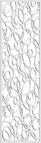 Miniatura 127 de Latrobe Paneles de pared decorativos de madera con calado, 9 3/8 pulgadas de ancho x 24 3/8 pulgadas de alto x 3/8 de alto, roble rojo rojo (Red Oak)