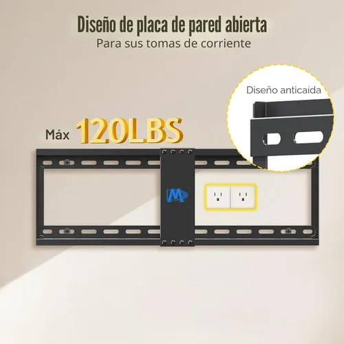 Miniatura 4 de Mounting Dream Soporte de Pared para TV de Inclinación Avanzada Certificado por UL para la Mayoría de TVs de 42-90 Pulgadas, Soporte de TV