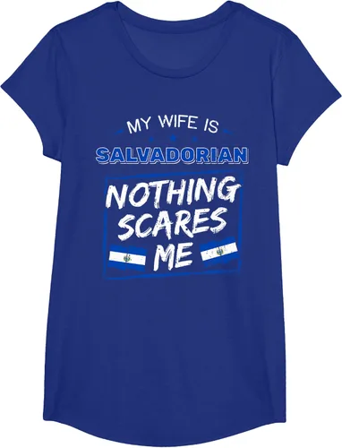 Miniatura 33 de Camiseta con la bandera de raíces salvadoreñas de El Salvador My Wife Is Salvadoran Roots, Negro