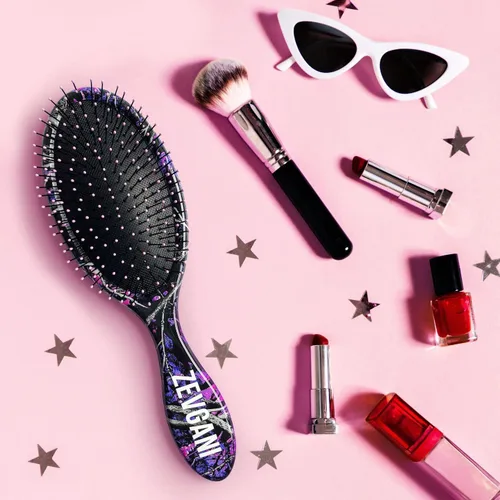 Miniatura 7 de ZEVGANI MuddyGirl - Cepillo desenredante de cerdas ultrasuaves para mujeres y niños, cepillo desenredante para cabello grueso, rizado, fino, largo