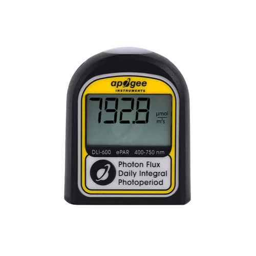 Miniatura 7 de Apogee Instruments DLI-400 PAR, Medidor de luz diaria integral y fotoperíodo - PAR 400-700 nm (solo luz del sol) Herramienta de medición de luz