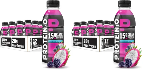 Miniatura 9 de Protein2o - Bebida a base de agua con infusión de 15 gramos de proteína de suero, sabor cereza, botella de 16.9 oz (paquete de 12)